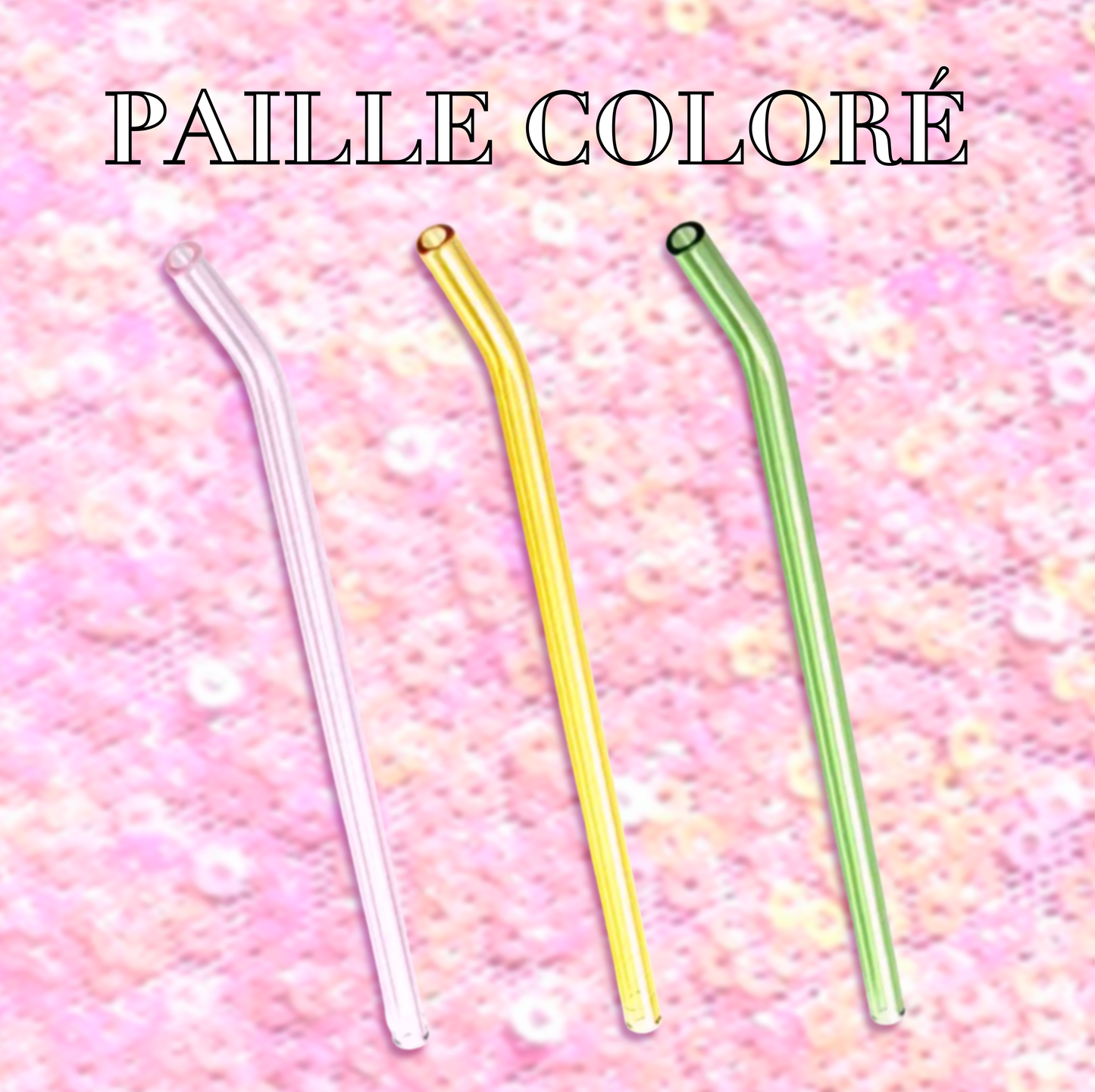 Paille coloré