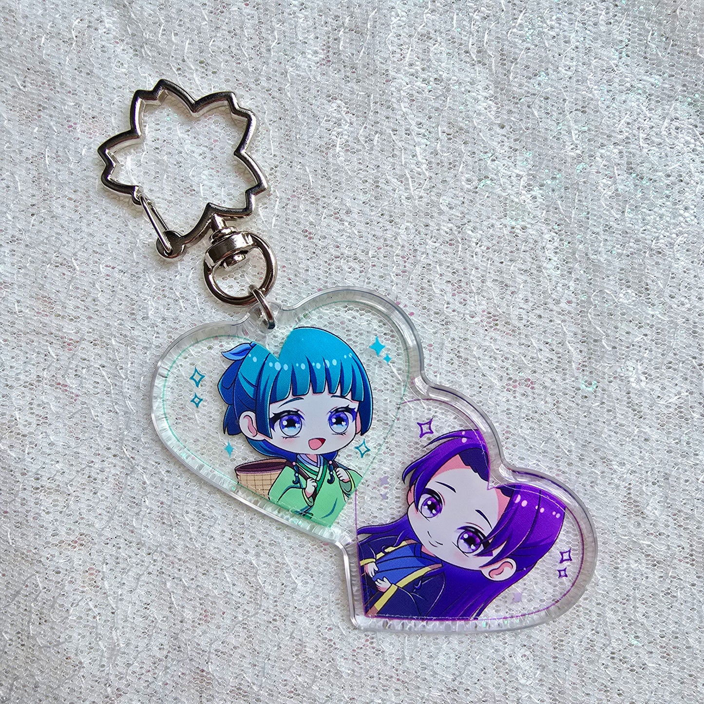 Porte-clé heart shojo