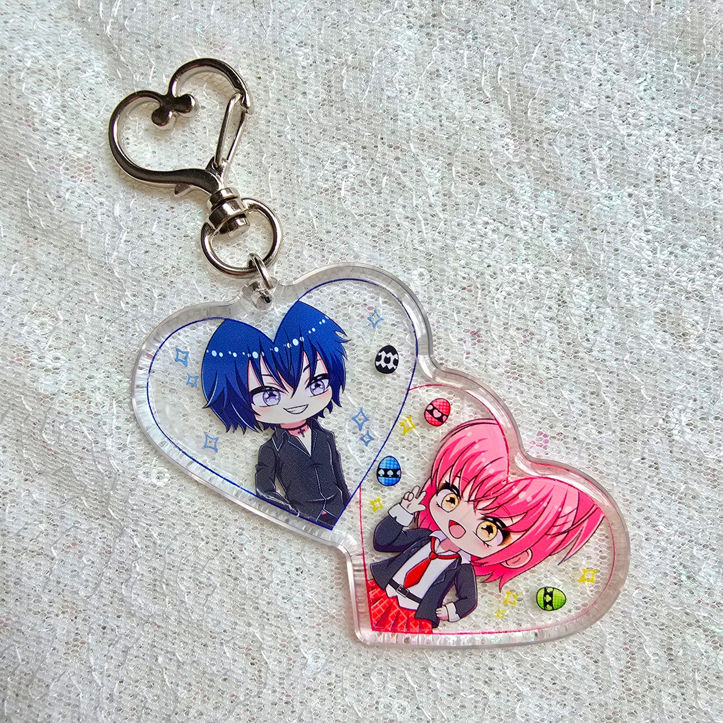 Porte-clé heart shojo