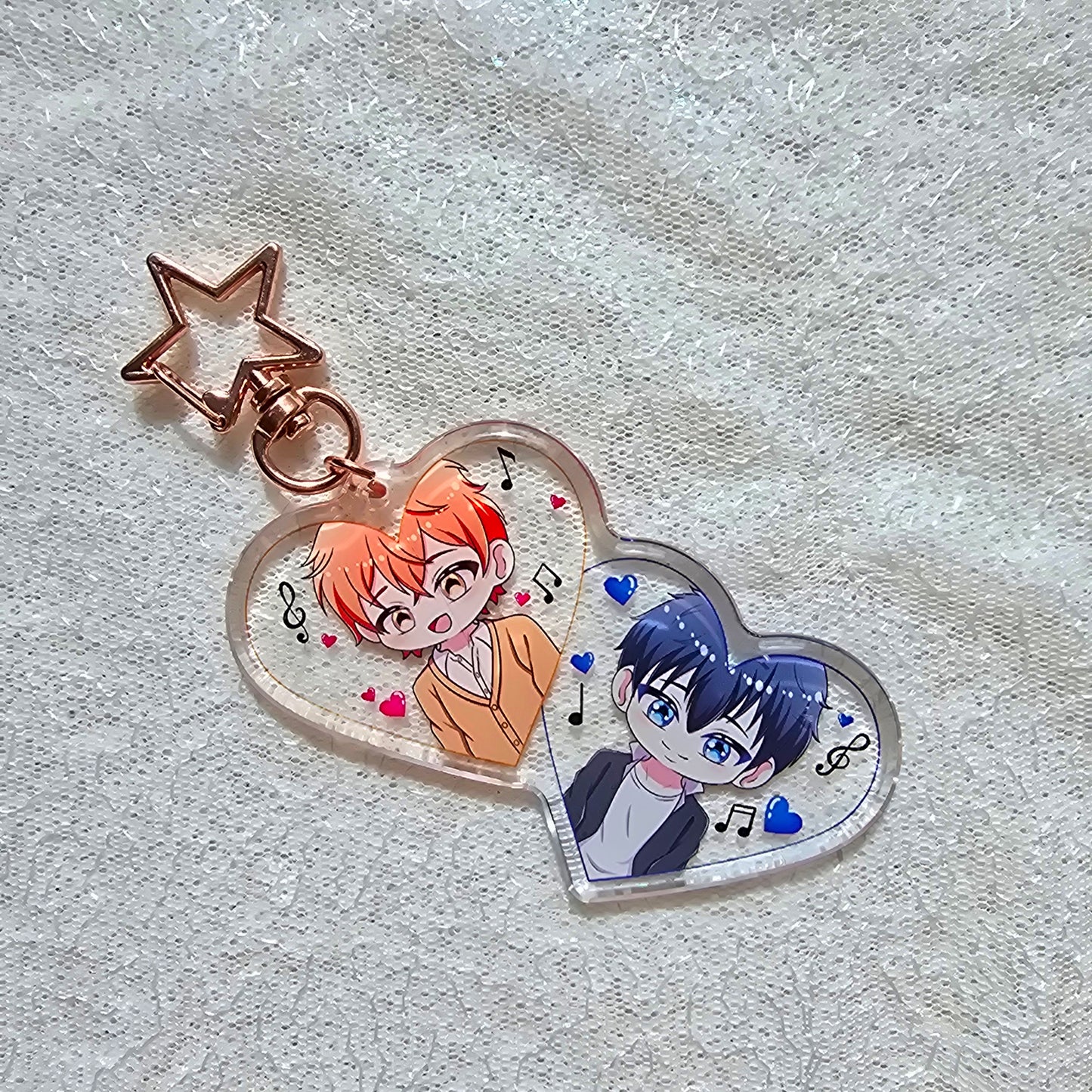 Porte-clé heart BL
