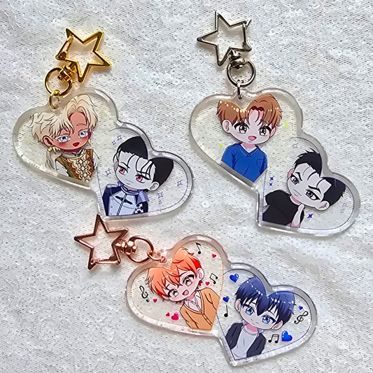 Porte-clé heart BL