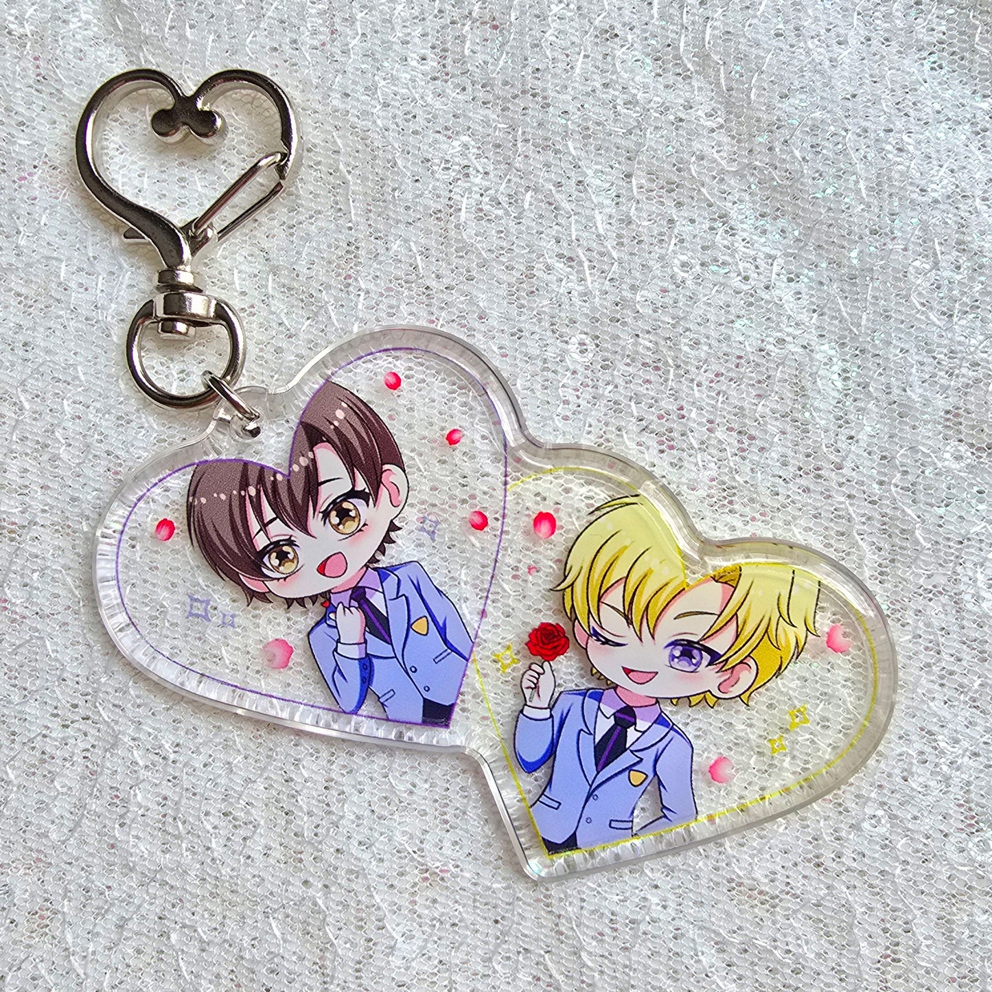Porte-clé heart shojo